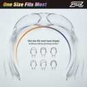 112 Pack Safety Glasses Crystal Clear (Bulk Pack of 24+4) Unisex Anti-Scratch Protective Goggles Impact Resistant Lens Eyewear with ANSI Z87.1 Certified for Construction, Shooting and Laboratory