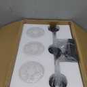 DIKAIDA 3-Light Bathroom Light Fixtures, Black Bathroom Vanity Light with Clear Glass Shade, Modern Bathroom Wall Lights Over Mirror, Farmhouse Wall Sconces Lighting for Bedroom Living Room