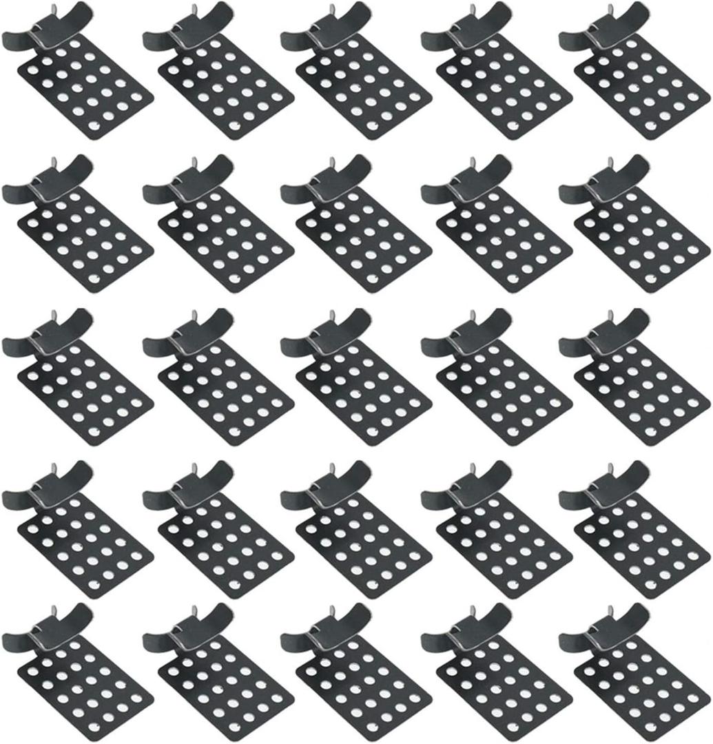 Autoparts 25 Pack Heat Cable Roof Clip for Securing Ice Dam Heat Tape and Heat Cable to Roofs