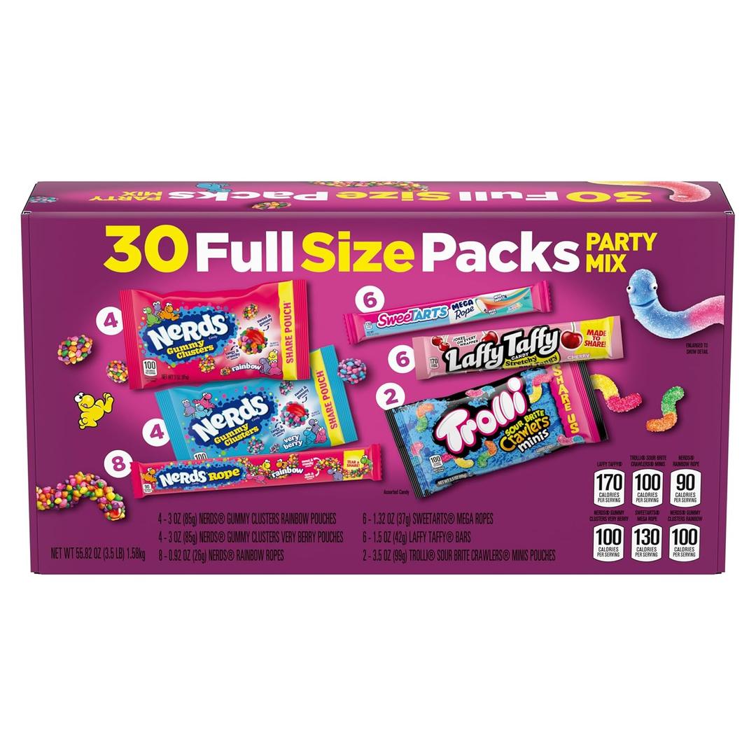 Nerds, SweeTARTS, Trolli and Laffy Taffy Party Mix Candy, BB APR 14 2026
