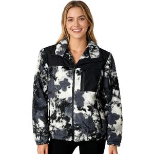 Roxy Women's Zip-up Bonded Sherpa Jacket Oversized Fit, Pfas-free, Adjustable Hem XS