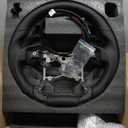 Full Black Leather Steering Wheel, for Toyota Tacoma 20122023, for 4Runner 20102024, for Tundra 20142021, for Prado LC150 20102017