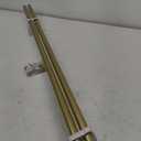 Curtain Rods for windows 32-48 inch, 5/8 inch Decorative Gold Splicing Heavy Duty Metal Curtain Rod set with Brackets