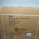 KPUY 36'' X 36'' Shower Base Pan with Center Drain, Carrara White