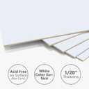 Somime 10 Pack Backing Boards, 12x16 Uncut White Mats Matboards, Acid-Free Backerboards for Art Prints, Ideal for Photos, Pictures, Prints, and Frames