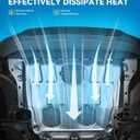 PHILTOP Engine Splash Shield Compatible with 2009-2014 A4 Base 2.0T, 1Pc