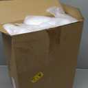 Eaasty Toilet Bowl Brush with Long Plastic Handle Bulk Disposable White Soft Swab Toilet Bowl Cleaners Mop with Silk Cotton Brush for Bathroom, 11 x 4.3 Inch(20 Pack)