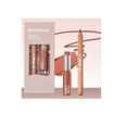 2PCS Lip Liner and Lipstick Combo Set, 2 in 2 Waterproof Lip Liner Long Lasting Lipstick Set, Matte Lipliner Pencil & Hydrating Lip Gloss Makeup Kits for Women (205)