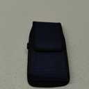 ykooe Cell Phone Pouch Nylon Belt Holster Case Compatible with iPhone 16/15/14/13/12/11 Pro Max & Plus Models, Samsung Galaxy S24/S23/S21 FE, BlueXL