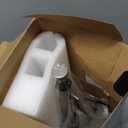 VEHHE Paper Towel Holder Countertop, Paper Towel Holder with Spring Activated Arm and Damping Effect, Simply Tear Paper Towel Stand for Bathroom and Kitchen (Silver) (Suction Base | Silver)