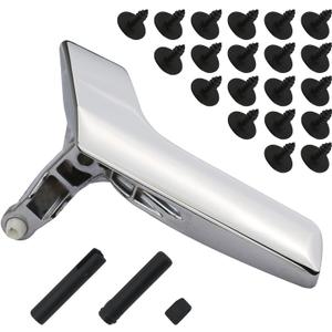 Metal Interior Door Handle Repair Kit (Chrome) | Compatible with Mercedes Benz W204 X204 C230 C250 C280 C300 C350 C63 GLK250 GLK280 GLK300 | Inside Inner Front or Rear Left Driver Side Door Lever