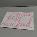 Wall Stickers Inspirational Quote, Wall Decals Peel and Stick, Be Your Own Kind