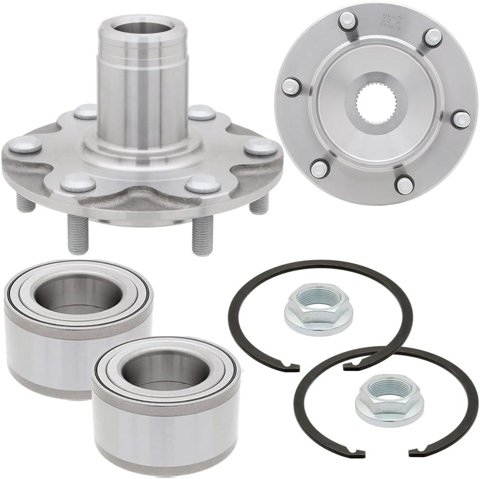 [2-Pack] 930-417K - FRONT Wheel Hub Bearing Assembly Compatible with [4WD ONLY] 1996-2002 Toyota 4Runner, 2001-2007 Toyota Sequoia, 1995-2004 Toyota Tacoma, 2000-2006 Toyota Tundra