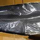 ORLANG 59" Dock Bumpers,PVC Dock Fenders with Stainless Steel Screws,Boat Dock Guards,Dock Post Bumper for Docking Edges, Piling, Vertical Poles, Horizontal Decks or Piers(Carbon Fiber Black/2Pack)