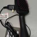 REVLON One-Step Hair Dryer and Styler, All-in-One Detangling and Straightener Brush for Salon-Quality Smooth, Straight Hair, More Shine and Less Frizz, Black