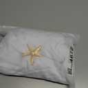 EDOLYNSA One Piece Swimsuit with Cover up Skirt Starfish Swimwear Sets for Women Halter Bathing Suits Vacation Beach Dresses (Large, White)