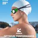 ZIONOR Swim Goggles, Upgraded G1 Polarized Swimming Goggles Anti-Fog for Adult Men Women