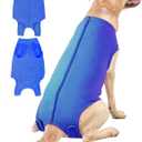 Dog Surgery Recovery Suit - After Spay, Abdominal Wounds Post Surgical Recovery, Anti Licking Breathable Dog Onesies for Small, Medium & Large Pet, Alternative Bandages Cone E-Collar, XL