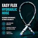 26711-12-12-18 Hydraulic Hose Swivel Assembly 3/4" Hydraulic Hose with Female JIC X Female JIC, 18" Long, 3118 PSI