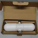 SR SUN RISE Duo Shower Filter - NSF Certified 20-Stage Shower Filter for Hard Water, Water Softener, Removes Chlorine, Heavy Metals, High Flow, Easy Replace Cartridge, Nourish Hair & Skin, Matte White