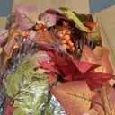 MIZII Fall Decor Artificial Maples Leaf Pumpkin Garland 10FT Autumn Maple Vines Garland Thanksgiving Halloween Harvest Decorations for Home Porch Mantle Fireplace Farmhouse Outdoor Indoor (10FT,Maple)