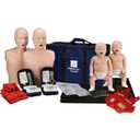 MCR Medical CPR Manikin/AED Training Kit, 2 Adult/2 Infant, Medium Tone