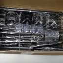 Room Divider Curtain Rod, No Drilling Room Separator for Space Partition Adjustable 4-10ft(H) 28-70inch(W) Heavy Duty Temporary Wall Divider Floor to Ceiling Tension Rod, Black