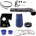 Cold Air Intake Kit Compatible for 2009-2013 Chevy Silverado/GMC Sierra 1500 4.8L/5.3L/6.0L/6.2L V8 High Performance Air Intake System with Heat Shield
