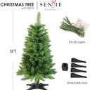 Small Christmas Tree 3FT Artificial Desktop Xmas Tree for Holiday Decor 160 Branch Tips,Green