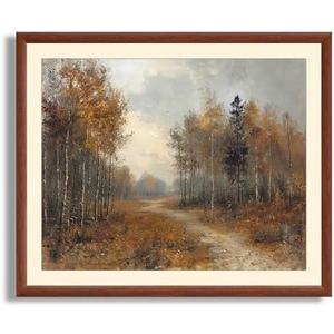 Art Shoppe Framed Print Wall Art, Vintage Wall Décor for Living Room, Bedroom, Office, High-Resolution Image on Premium Art Paper, 3/4" Frame with Plexiglass Front, Ready to Hang, 17"x21"