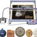 Creality 72W Output Power Laser Engraver, Falcon Pro 10W with Air Assist Laser Engraving Machine, CNC Machine Laser Engraver for Wood and Metal, Paper, Acrylic, Leather