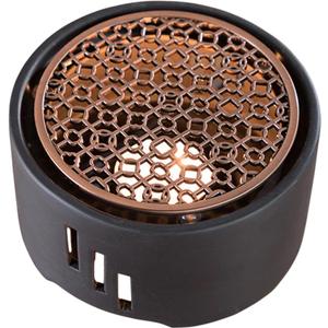 Japanese Metal Teapot Heater Warmer Base Black Steel Tea Warmer with Tea Light Holder Candle Teapot Warmer for Teapot Tea Stove