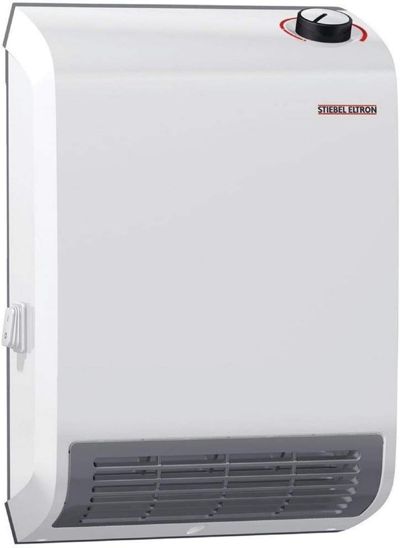 Stiebel Eltron 236304 CK Trend Wall-Mounted Electric Fan Heater, 1500W, 120V White
