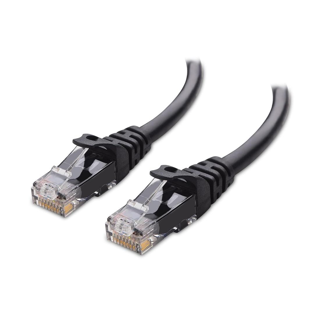 Cable Matters 10Gbps Snagless Cat 6 Ethernet Cable - 45ft, Cat 6 Cable, Cat6 Cord, Ethernet Cord, Black