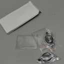 2 Pack ID Badge Holder with Badge Reels Retractable Clip Heavy Duty Vertical Clear ID Card Badge Holders for Work Office Student Nurse