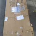 Alpine Corporation MLT134SL Indoor Floor Bubble Wall Water Fountain with Color-Changing LED Lights and Remote, 72", Silver