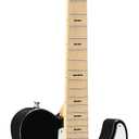 Pacifica SC Standard Plus Electric Guitar with Maple Fingerboard, Black with Gig Case