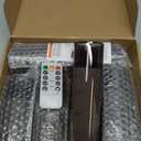 kakoya Flameless LED Candles with Timer 5 Pc Flickering Flameless Candles for Romantic Ambiance and Home Decoration Stable Acrylic Shell,with Embedded Star String，Battery Operated Candles,(Grey）