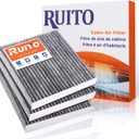 RUITO Cabin Air Filter, Compatible with Avalon, Camry, Corolla, Highlander, Prius, RAV4, Sienna, Venza, CX-9, ES300h, RX450h, UX250H, Replacement for CF12157, WP10322, CP157