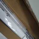 LazBlinds No Tools No Drill 1" Vinyl Mini Blinds, Cordless Blinds for Windows, Light Filtering Horizontal Window Blinds & Shades, 35 1/2" W x 48" H, White
