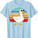 Retro Goose With Sunglasses Vintage Duck T-Shirt, L
