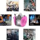 Reusable Half Face Cover - Respirator Mask with Filters for Painting, Dust, Welding, Resin, Fume and Organic Vapor Gas