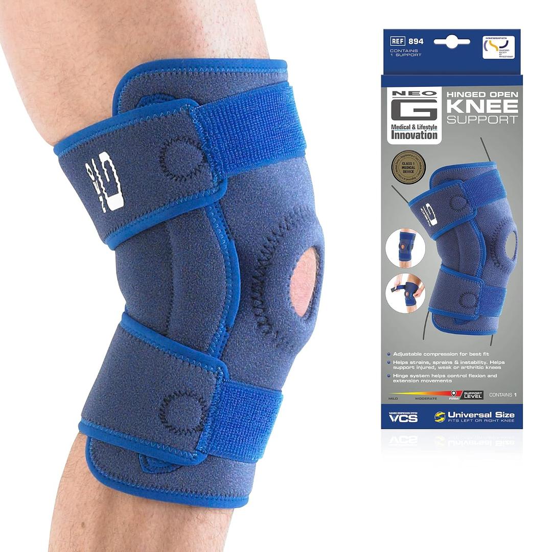 Neo-G Hinged Knee Brace - Knee Support for Joint Pain, Patellar Tracking, Meniscus Tear, Ligament Injury, ACL Knee Brace Hinged Knee Support Adjustable Compression, 1 Count