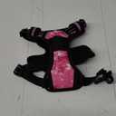 BARKBAY No Pull Dog Harness Large Step in Reflective Dog Harness with Front Clip and Easy Control Handle for Walking Training Running, (Pink camo, S)