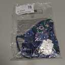 Amazon Essentials Womens Light-Support Classic Bikini Swimsuit Top (X-Small, Deep Blue Paisley)