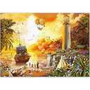 QUOKKA 1000 Pieces Puzzle for Adults and Up - Jigsaw Puzzles for Men and Women - Lighthouse Activity for Kids Ages 8-12 and Up - Colourful Game Toy for Family