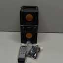 Bluetooth Speaker, 40W (60W Peak) Portable Wireless Speaker with Colorful Lights, Double Subwoofer Heavy Bass, FM Radio, MP3 Player, Bluetooth 5.0, Loud Stereo speakers for Home Outdoor Party Camping