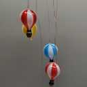 Solar Wind Chimes for Outside, Color Changing Hot Air Balloon Wind Chimes Solar Lights for Outside Garden Outdoor Patio Dcor, Gifts for Mom Birthday Gifts for Women Grandma Wife Friend