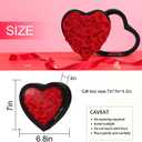 Agrul Mothers Day Roses Gifts for Mom,Forever Preserved Flowers Roses in a Heart Shape Box, for Wife Women Mom Grandma from Daughter,Fresh Flowers for Delivery/16Pcs Red