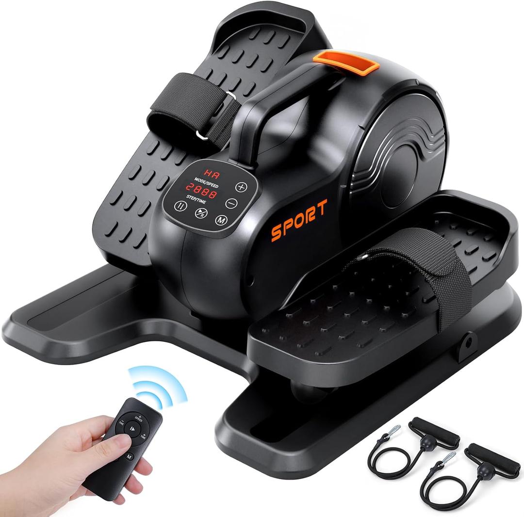 Under Desk Elliptical Machine, 3-in-1 THERUN Electric Ellipse Leg Exerciser As Seen On TV for Seniors, Fully Assembled Portable Seated Pedal Exerciser w/Remote Control, 10-Level Speeds & Resistance Under Desk Elliptical Machine, 3-in-1 THERUN Electric Ellipse Leg Exerciser As Seen On TV for Seniors, Fully Assembled Portable Seated Pedal Exerciser w/Remote Control, 10-Level Speeds & Resistance
